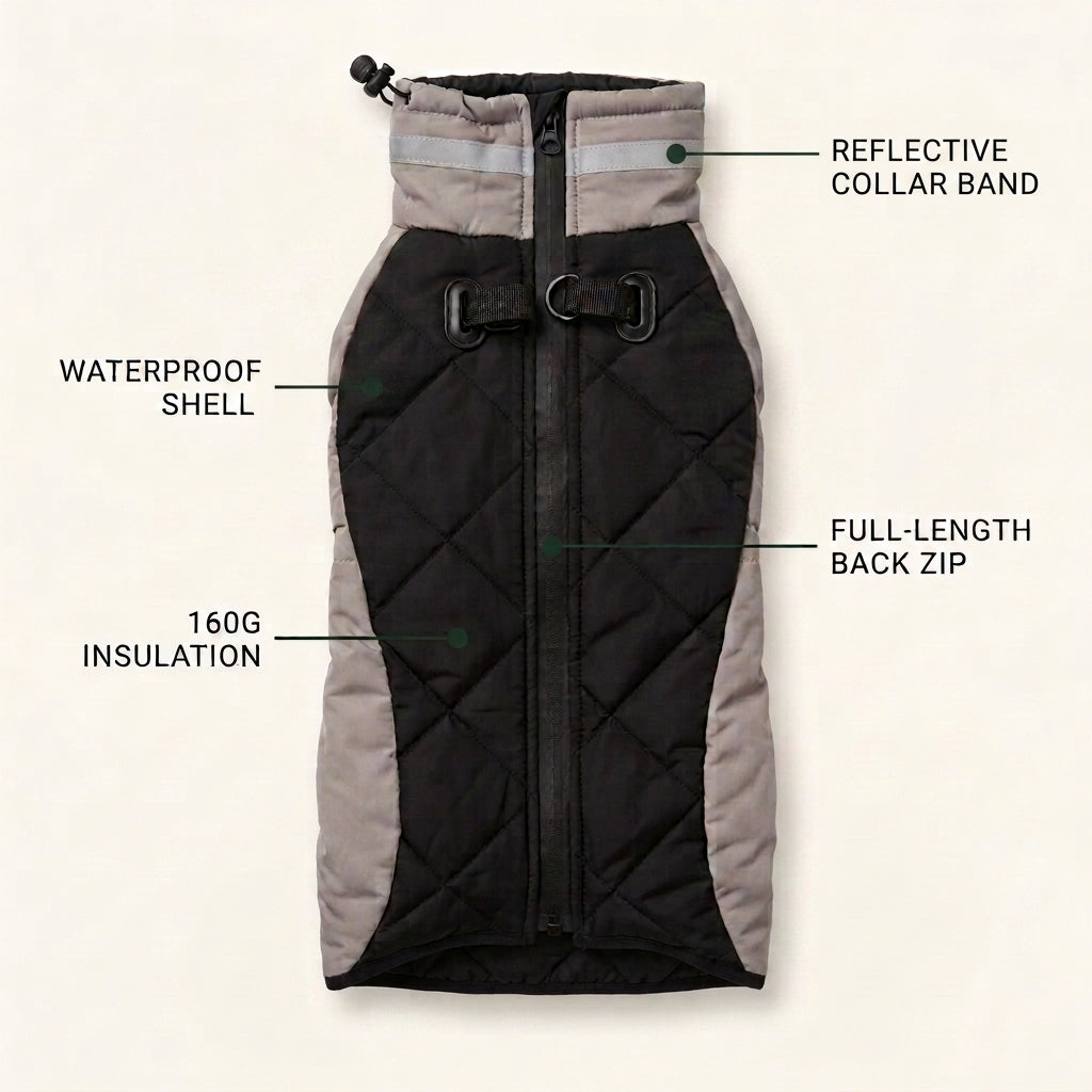 Full-Coverage Winter Dog Coat