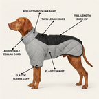 Full-Coverage Winter Dog Coat
